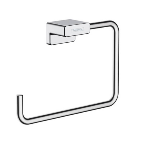 Кольцевой полотенцедержатель Hansgrohe хром 41754000 Кольцевой полотенцедержатель Hansgrohe хром 41754000