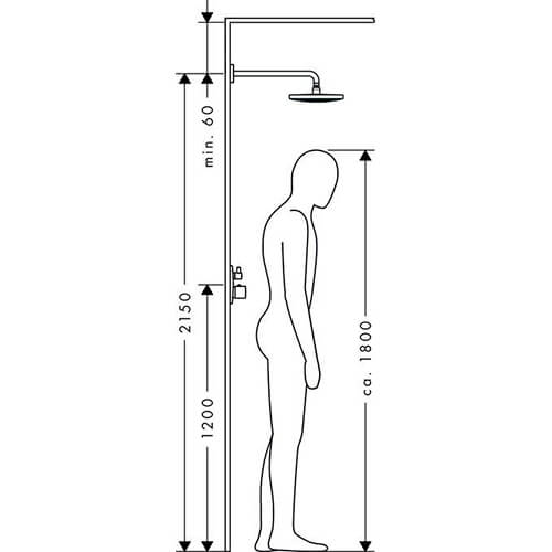 Верхний душ Raindance S Hansgrohe 27607000