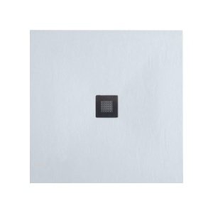 Душевой поддон Allen Brau Priority 90x90 8.31002-21 белый камень без сифона