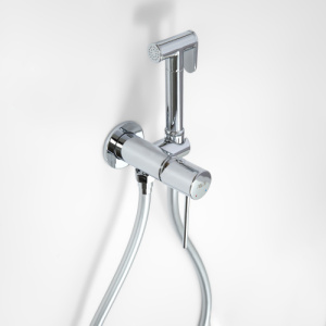 Гигиенический душ со смесителем AVS Slimmer хром