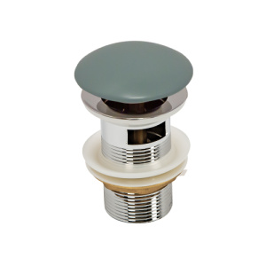 Донный клапан AVS с переливом, зеленый матовый