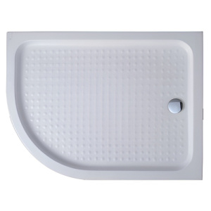 Поддон для душа Cezares Tray 120x90 белый, прямоугольно-асимметричный, акрил, с сифоном, правый