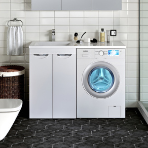 Тумба с раковиной Runo Лира УТ000003443+00-00001024 120 левая